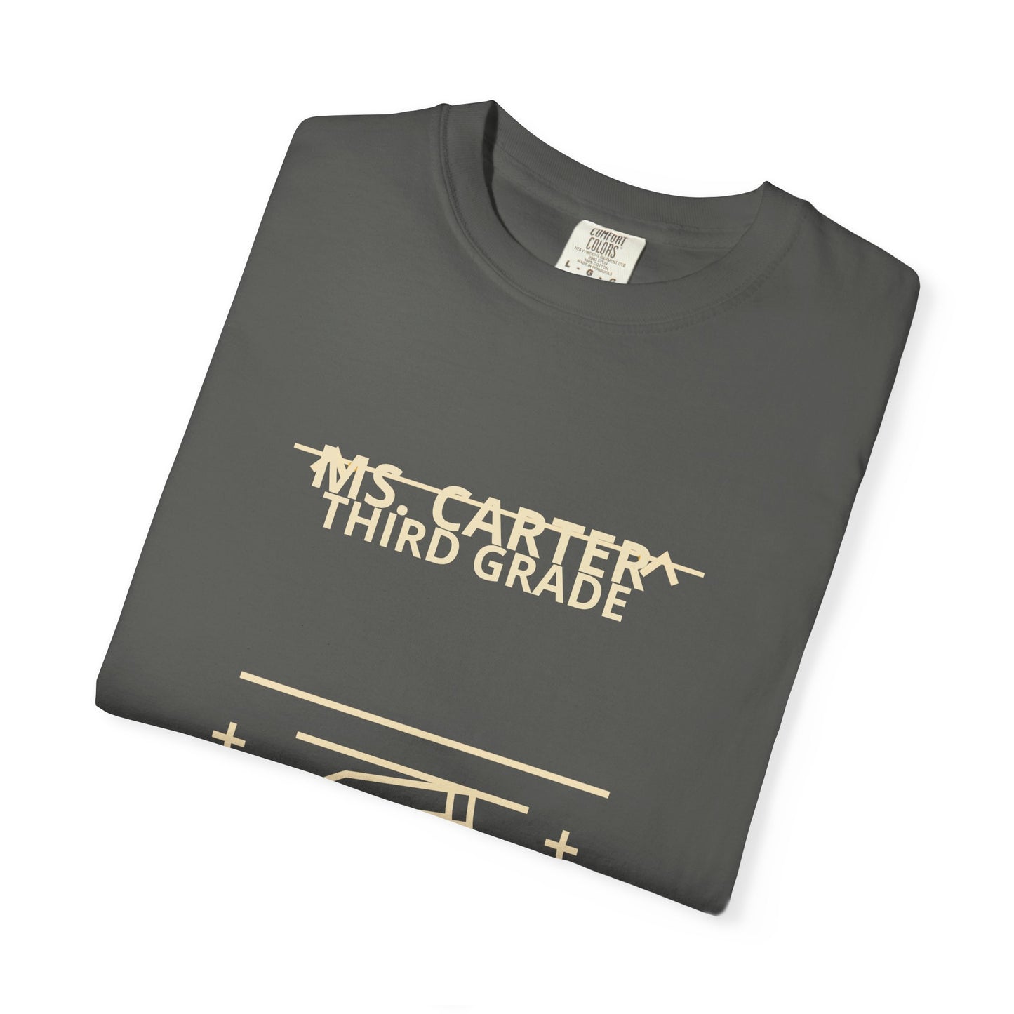 Personalized Teacher Shirt, Custom Name and Grade Comfort Colors Tee, Back to School Teacher Gift