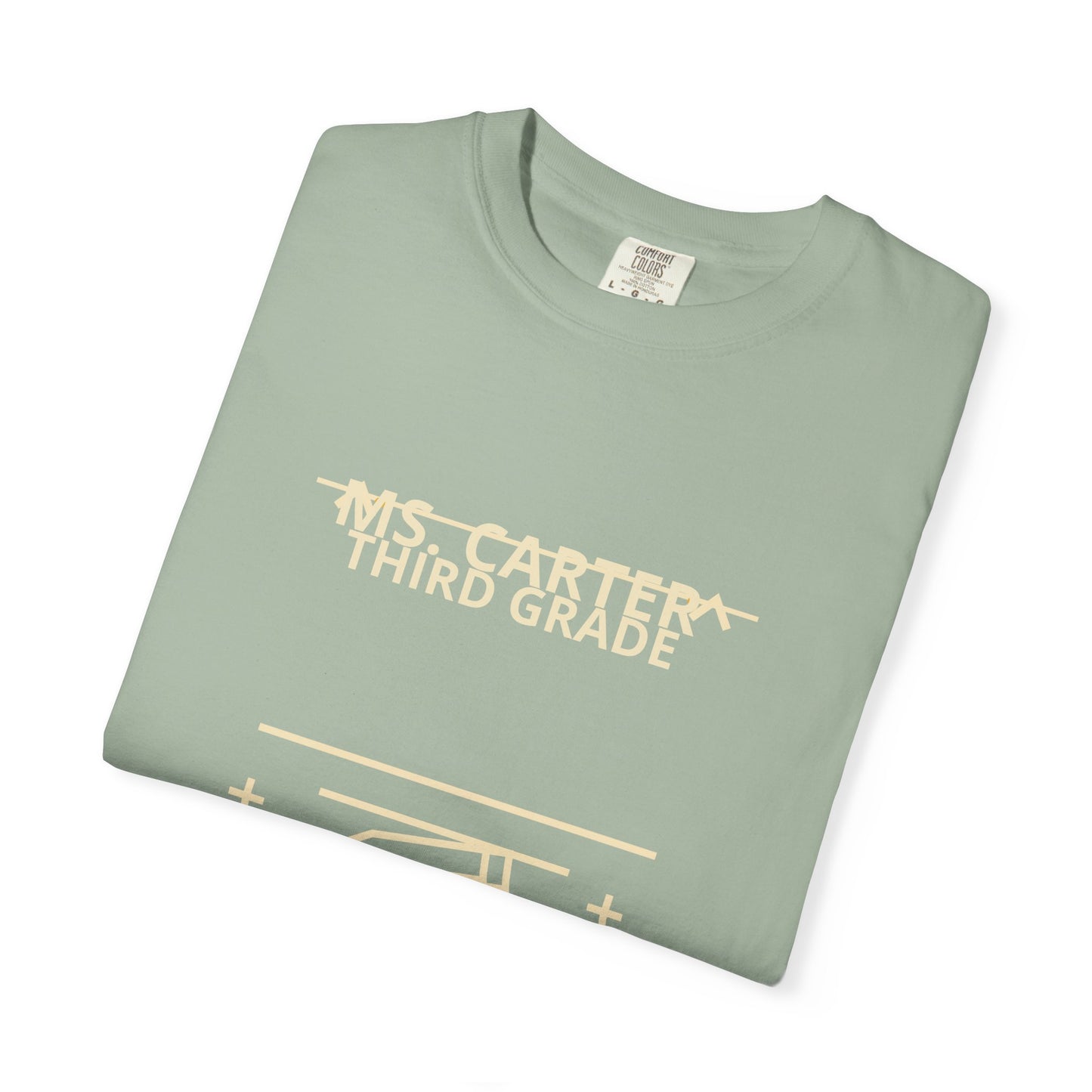 Personalized Teacher Shirt, Custom Name and Grade Comfort Colors Tee, Back to School Teacher Gift