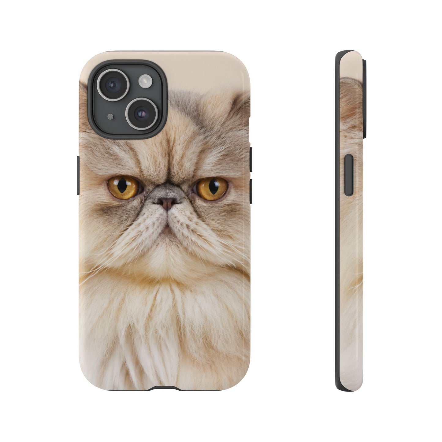 Custom Cat Photo Phone Case: Personalized Glossy or Matte iPhone and Samsung Cover