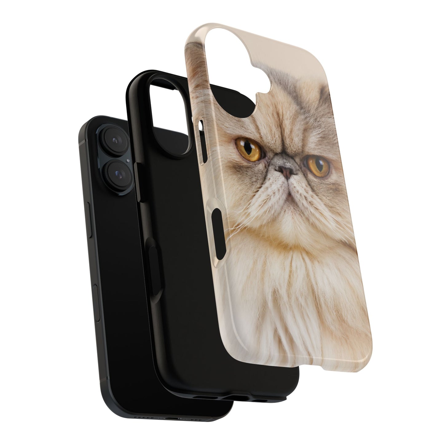 Custom Cat Photo Phone Case: Personalized Glossy or Matte iPhone and Samsung Cover