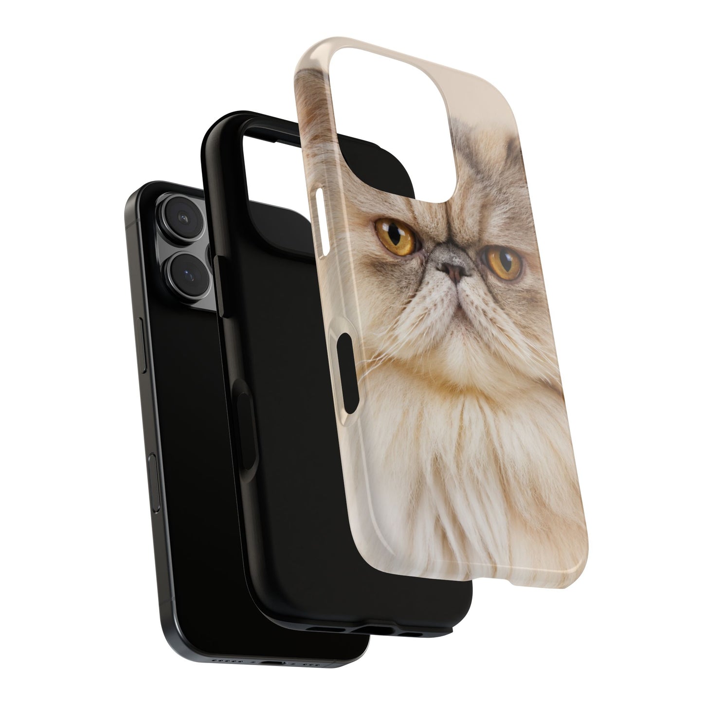 Custom Cat Photo Phone Case: Personalized Glossy or Matte iPhone and Samsung Cover