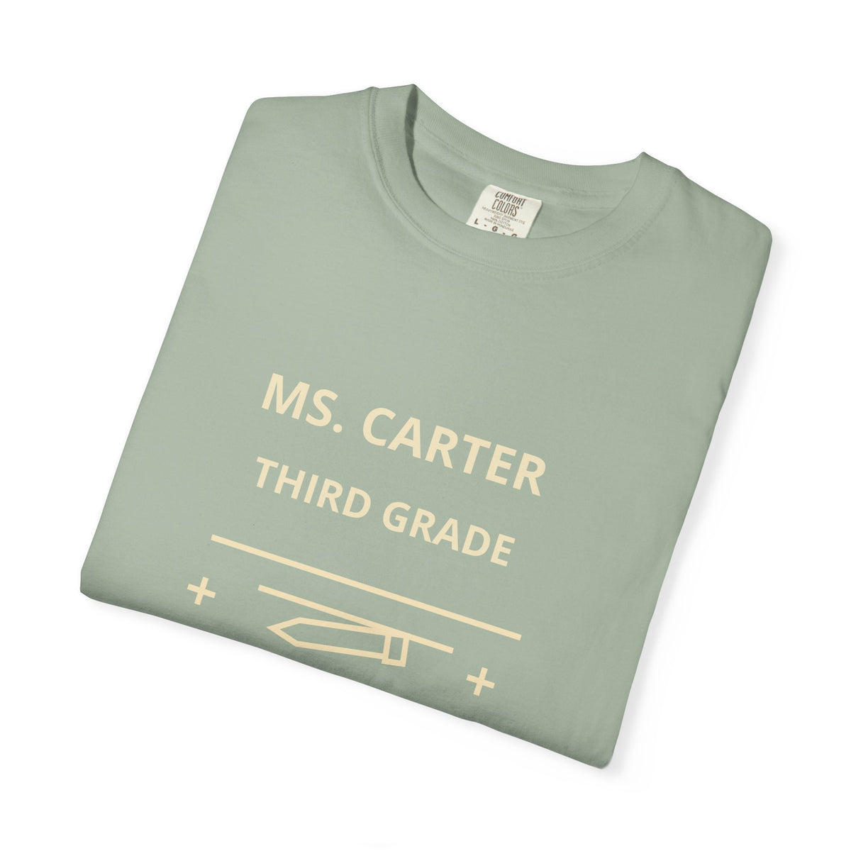 Personalized Teacher Shirt, Custom Name and Grade Comfort Colors Tee, Back to School Teacher Gift