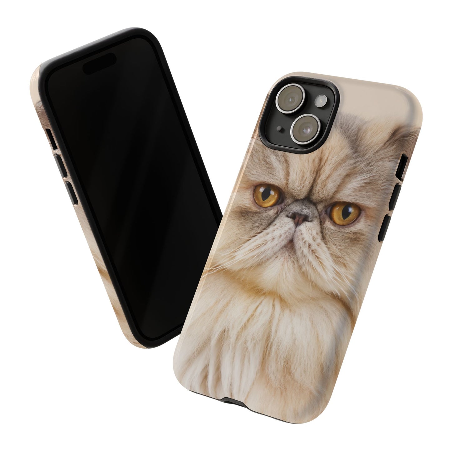 Custom Cat Photo Phone Case: Personalized Glossy or Matte iPhone and Samsung Cover