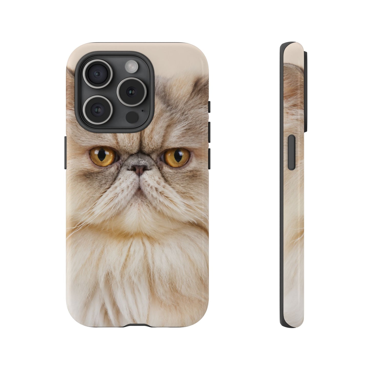 Custom Cat Photo Phone Case: Personalized Glossy or Matte iPhone and Samsung Cover