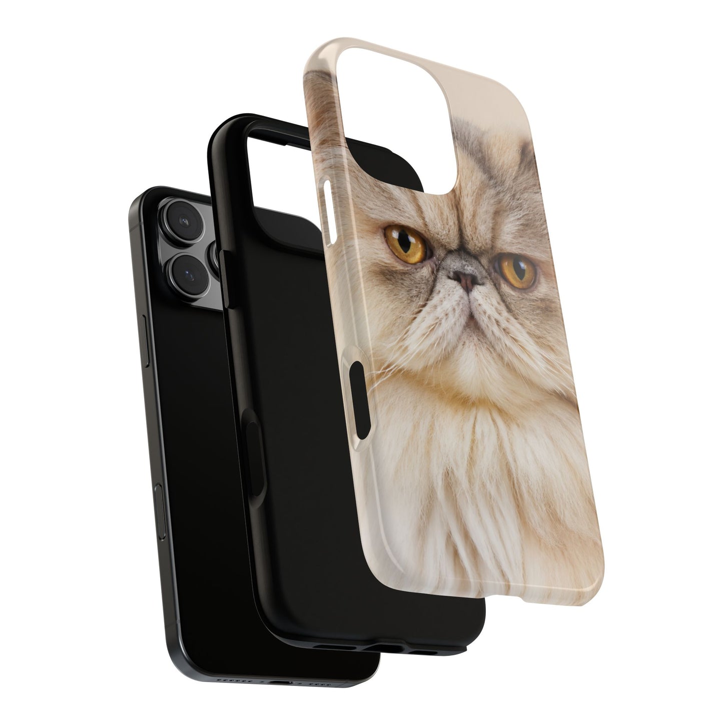 Custom Cat Photo Phone Case: Personalized Glossy or Matte iPhone and Samsung Cover