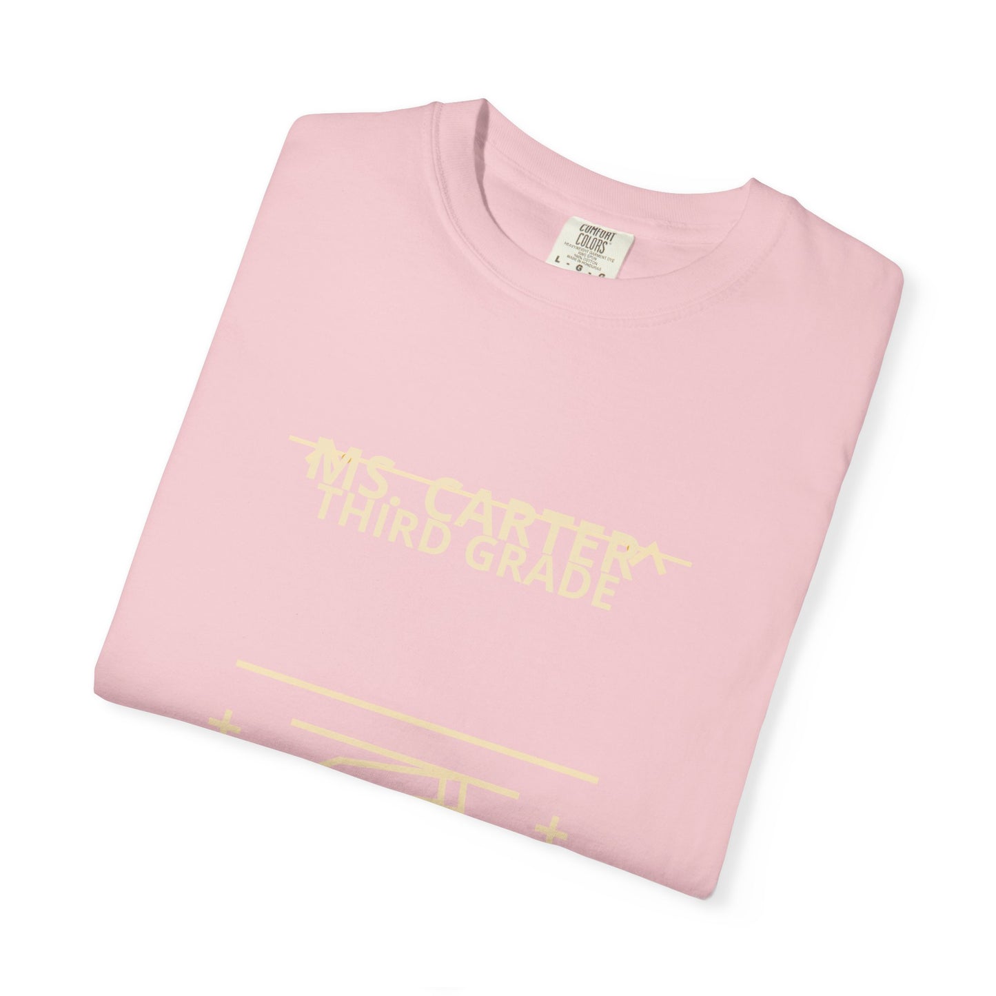 Personalized Teacher Shirt, Custom Name and Grade Comfort Colors Tee, Back to School Teacher Gift