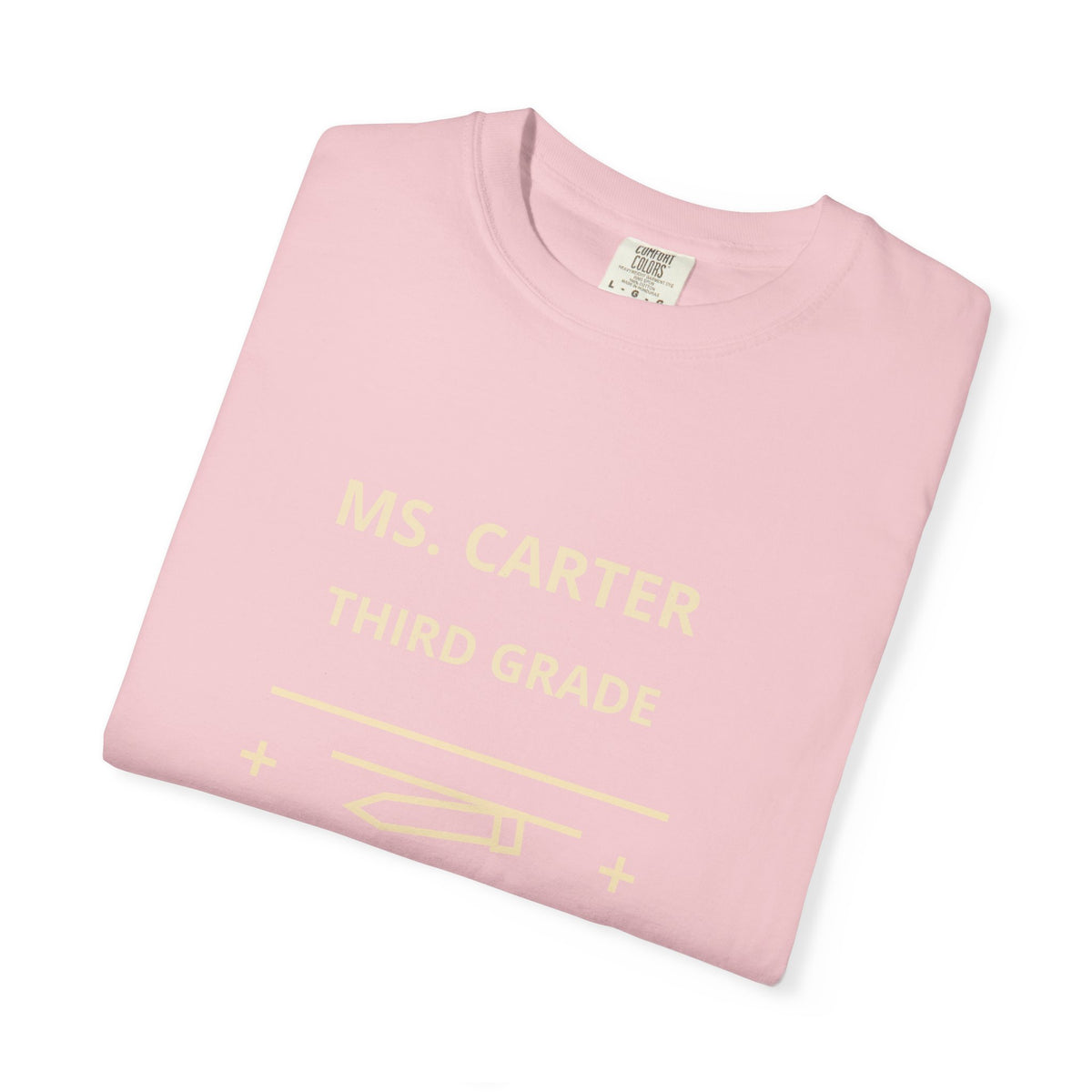 Personalized Teacher Shirt, Custom Name and Grade Comfort Colors Tee, Back to School Teacher Gift