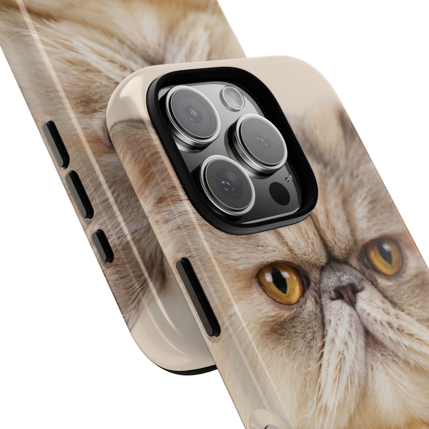 Custom Cat Photo Phone Case: Personalized Glossy or Matte iPhone and Samsung Cover