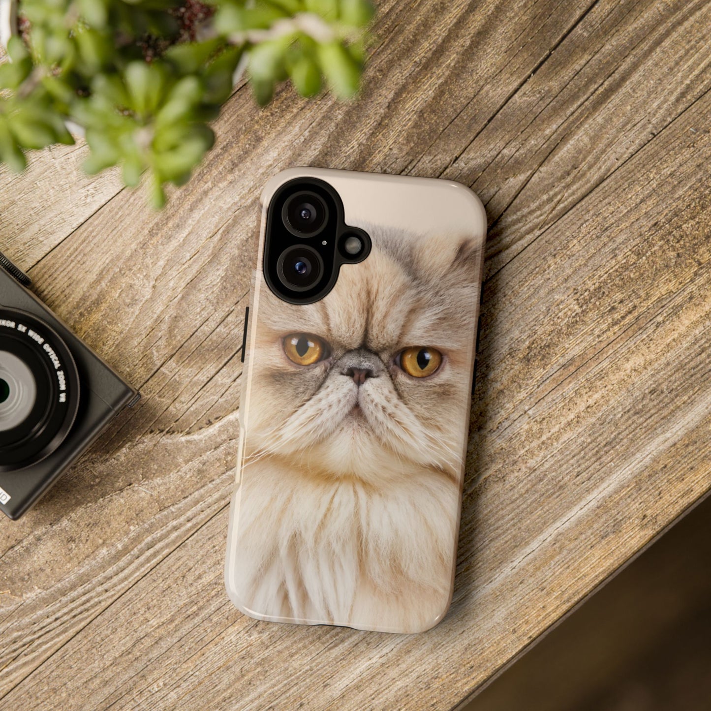 Custom Cat Photo Phone Case: Personalized Glossy or Matte iPhone and Samsung Cover