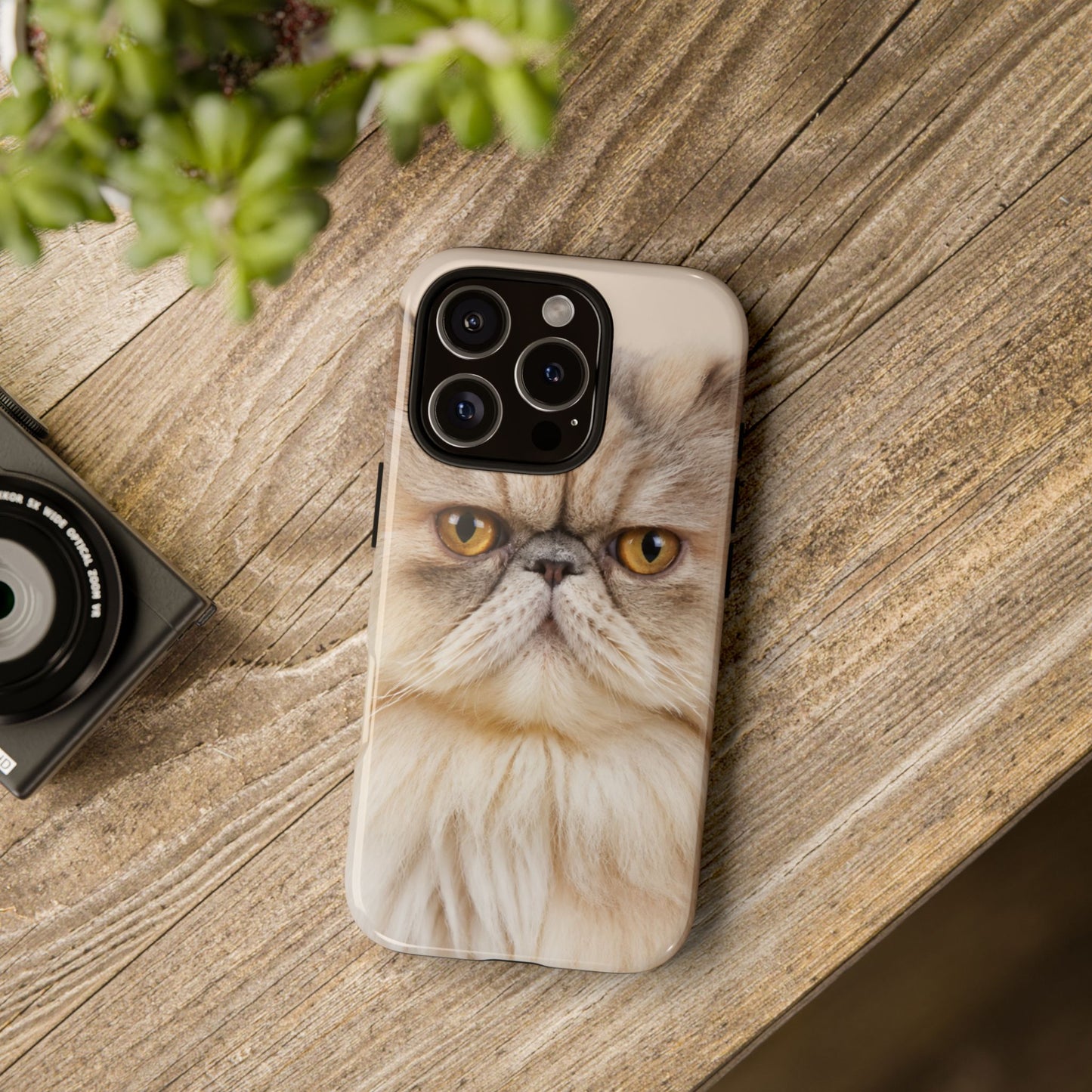 Custom Cat Photo Phone Case: Personalized Glossy or Matte iPhone and Samsung Cover
