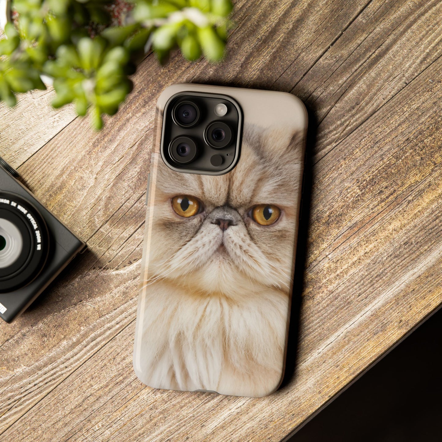 Custom Cat Photo Phone Case: Personalized Glossy or Matte iPhone and Samsung Cover