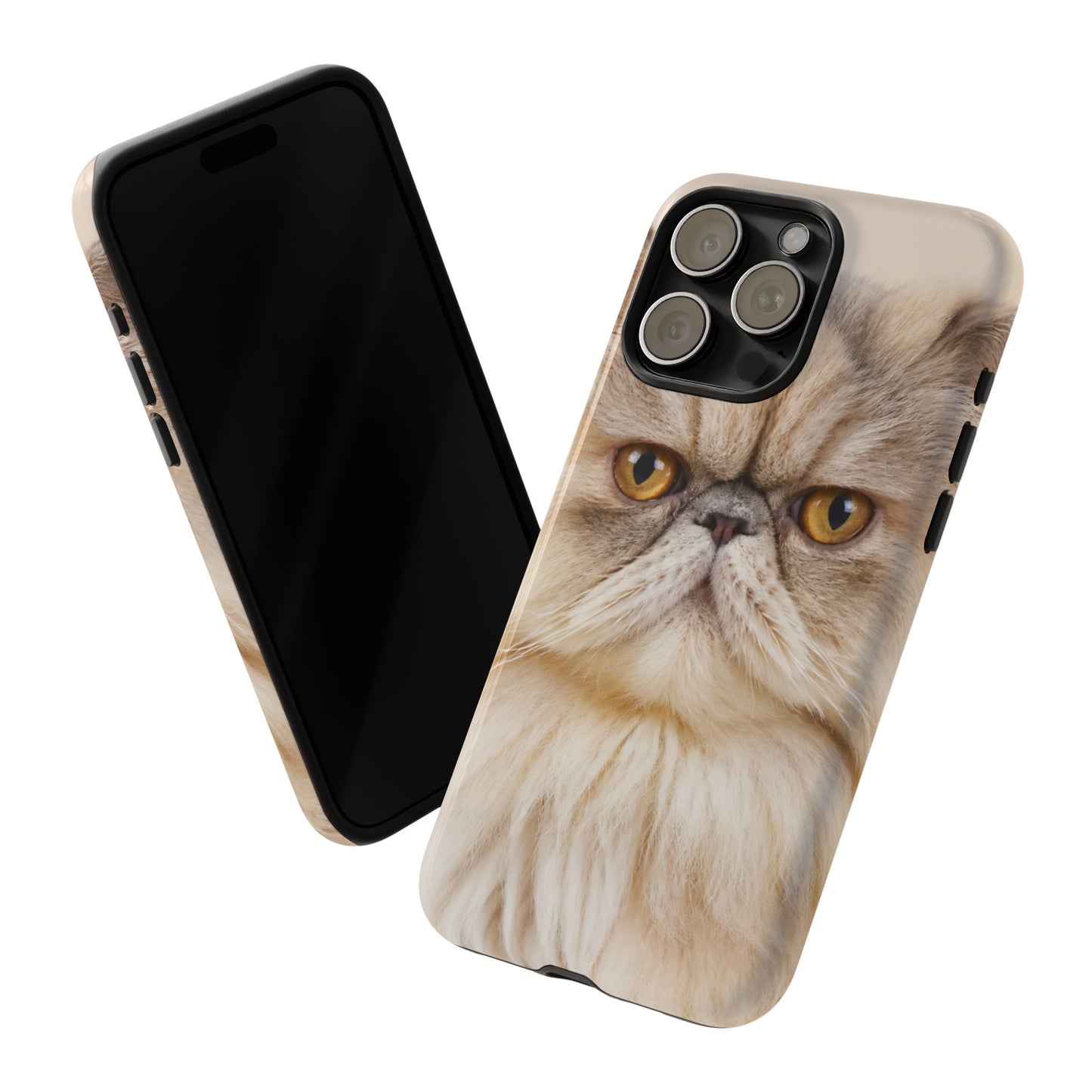Custom Cat Photo Phone Case: Personalized Glossy or Matte iPhone and Samsung Cover